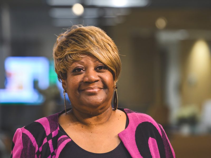 Washtenaw County Advisory Committee on Reparations council member Hazelette Crosby-Robinson.