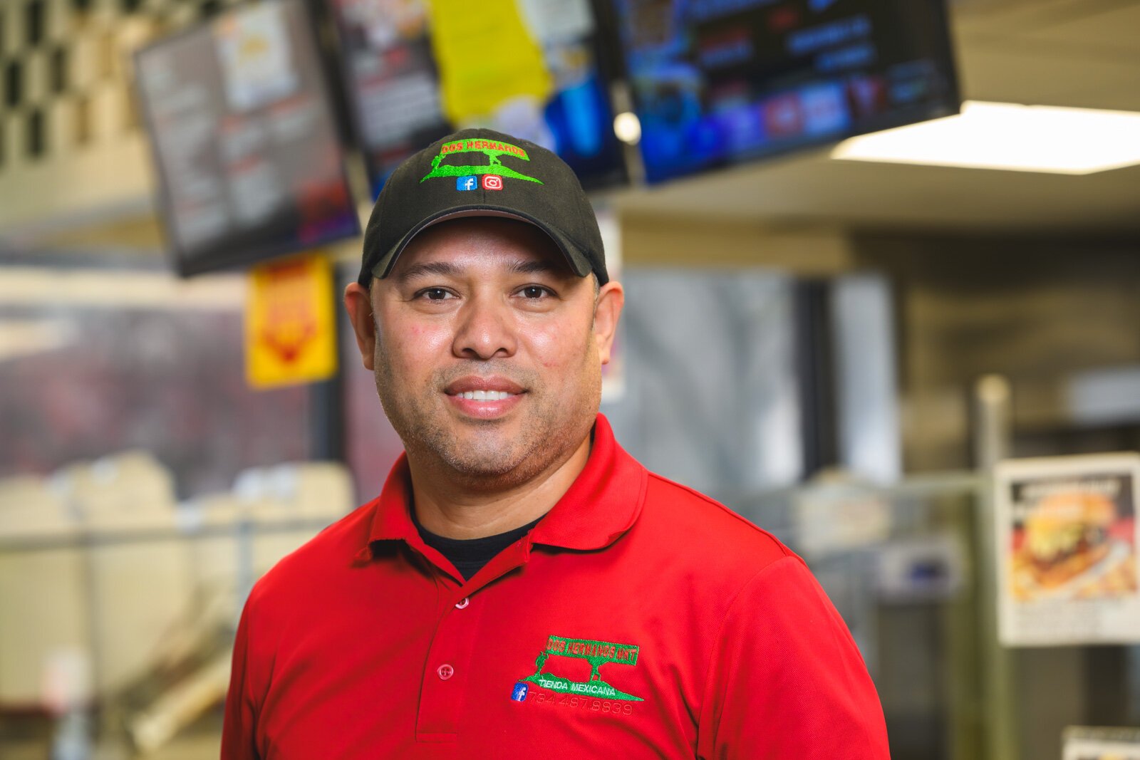 Reyes Arreola at Dos Hermanos Mexican Grill.