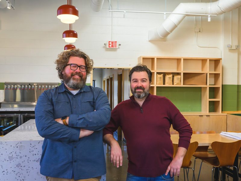 Lowertown Bar and Cafe co-owners Pete Baker and Joe Bollinger.