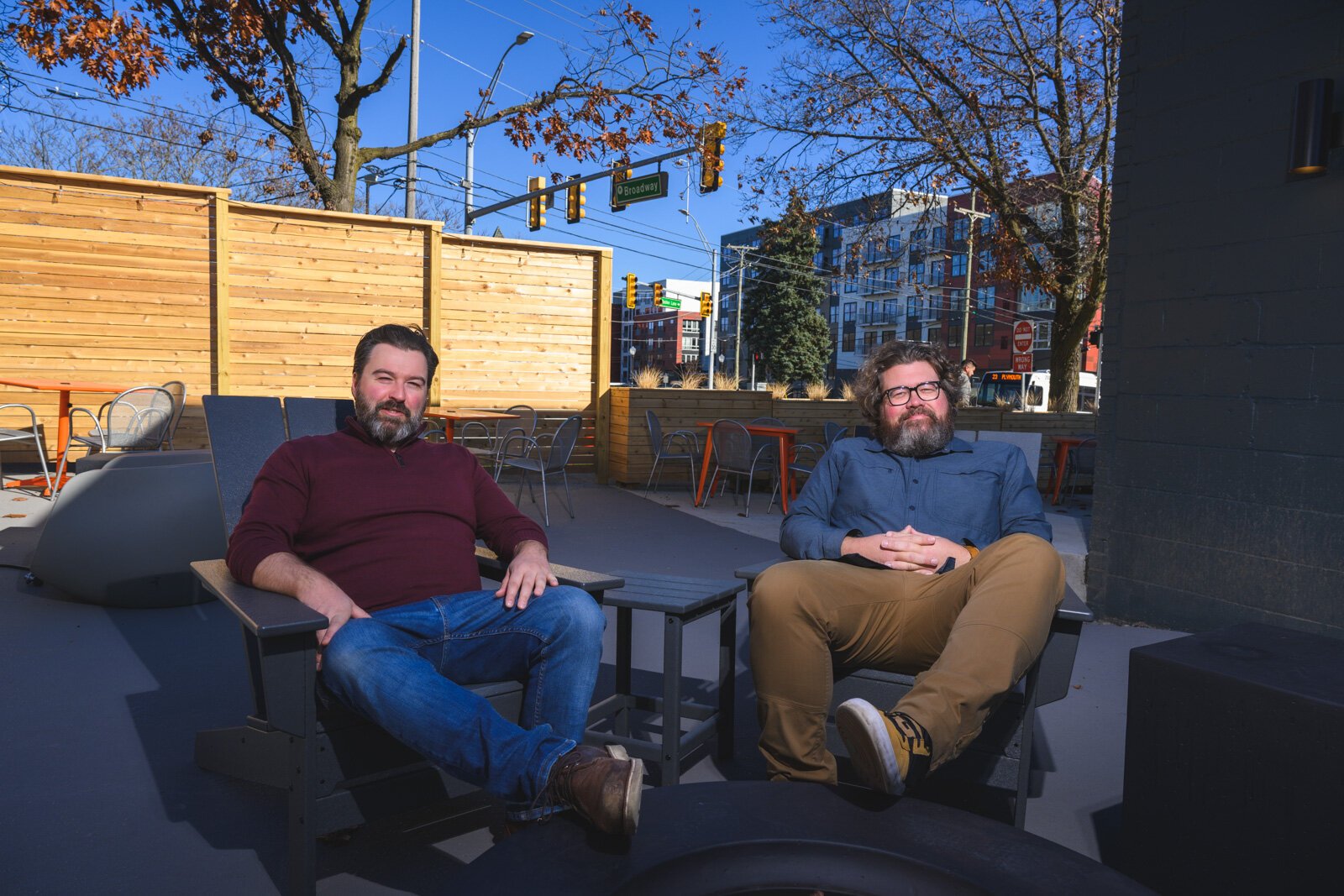 Lowertown Bar and Cafe co-owners Pete Baker and Joe Bollinger.