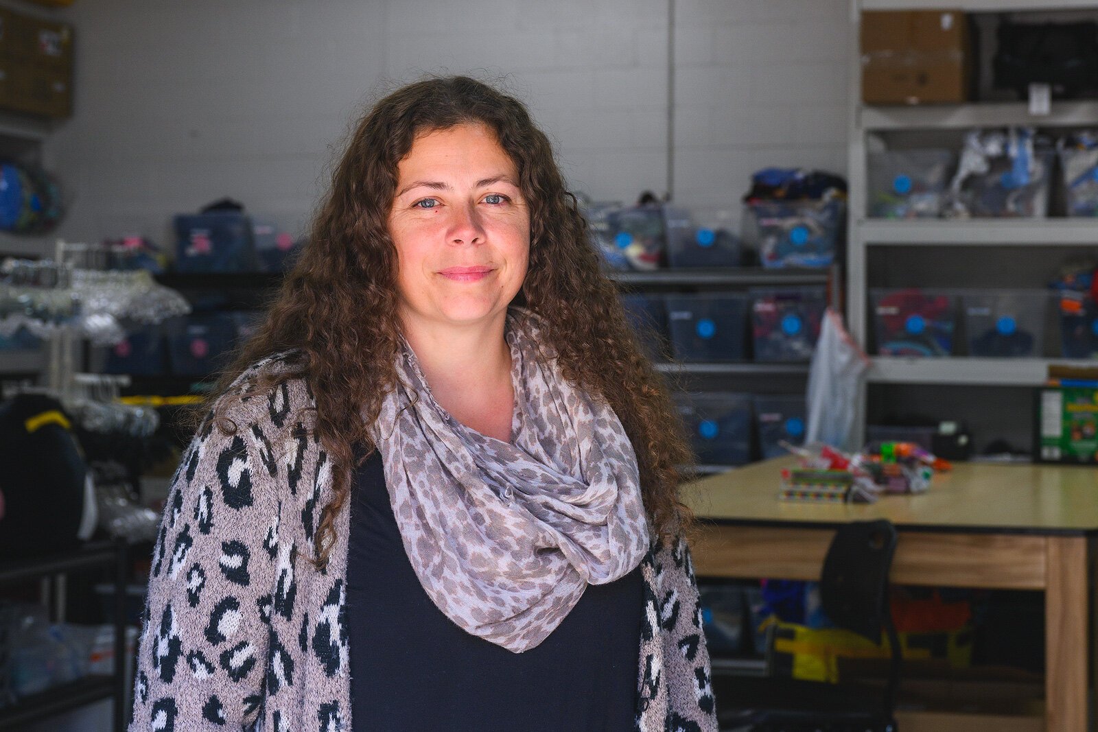 Michigan Foster Care Closet Board Director Jennie Sharp.