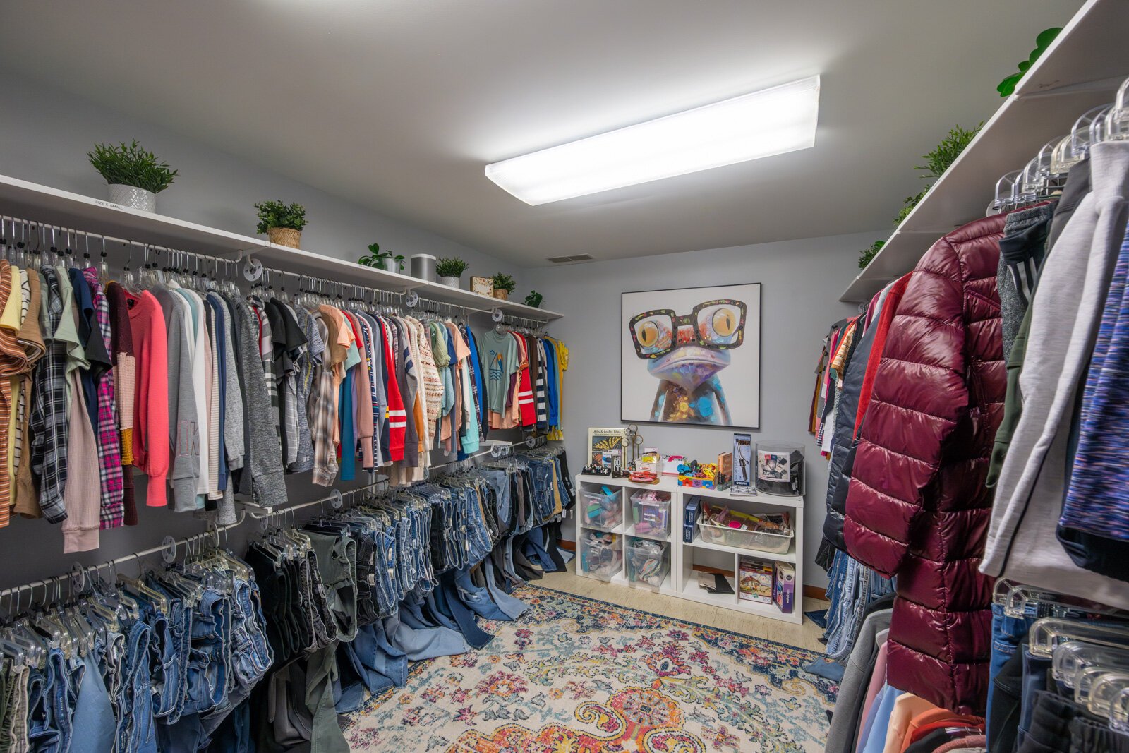 The Michigan Foster Care Closet.