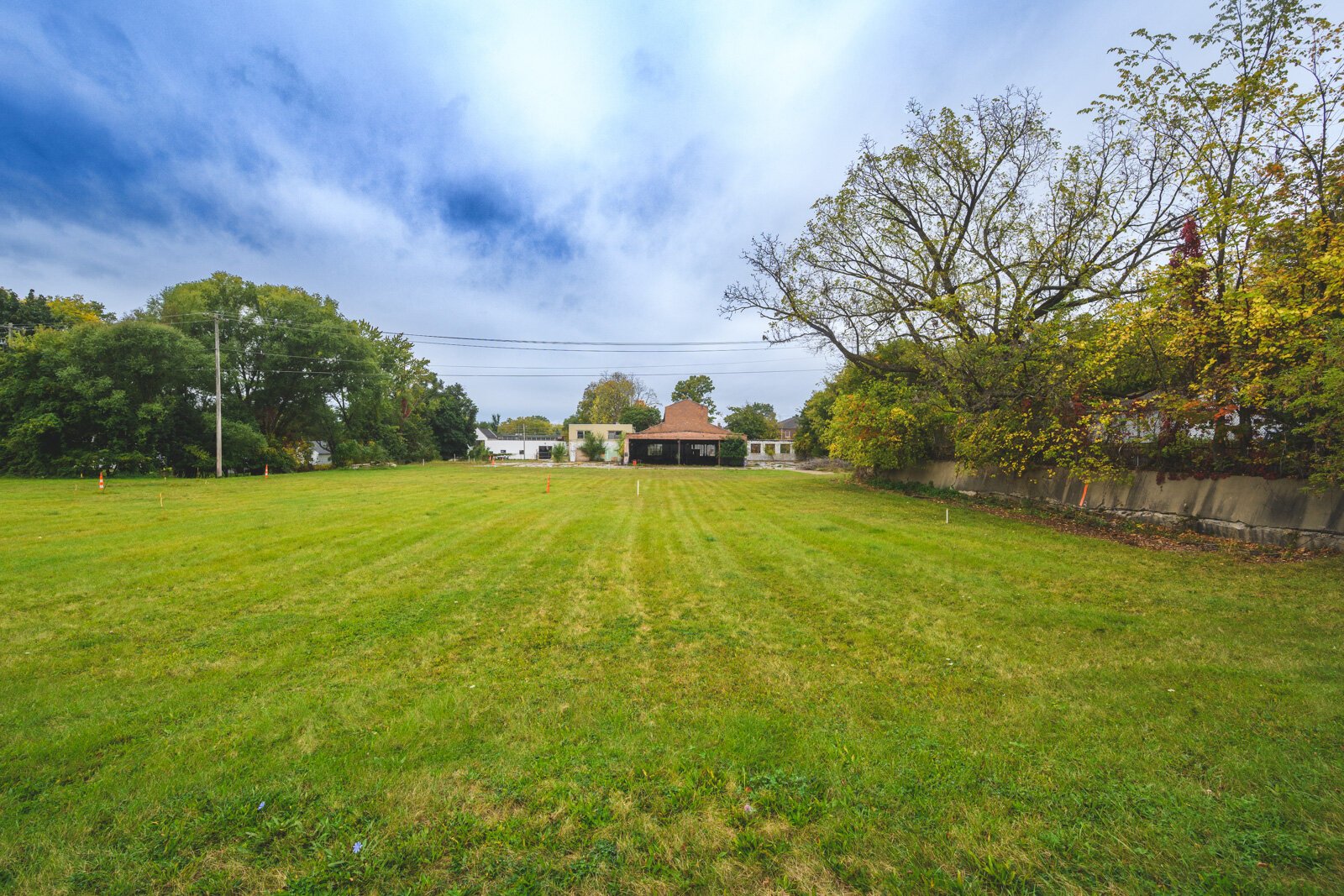 The location of a future community park on Main Street in Chelsea.