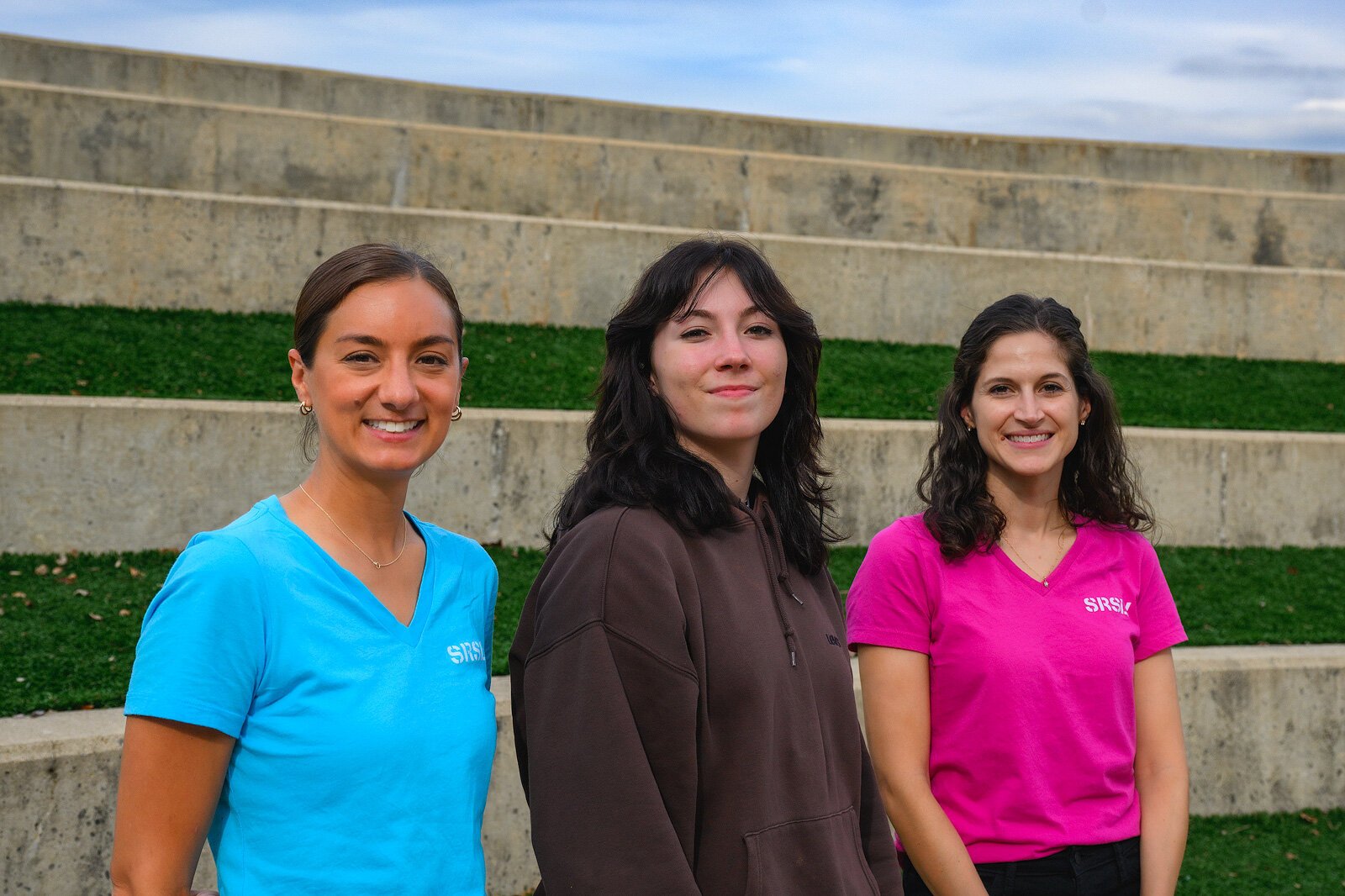 SRSLY Dexter's Ursula Anderson, Mia Hilliard, and Chrissie Kremzier at Dexter High School