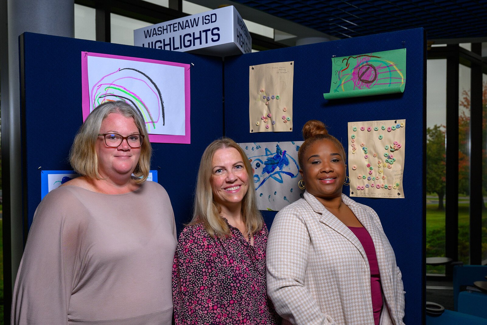 Sarah Hierman, Shannon Novara, and DarNesha Green.