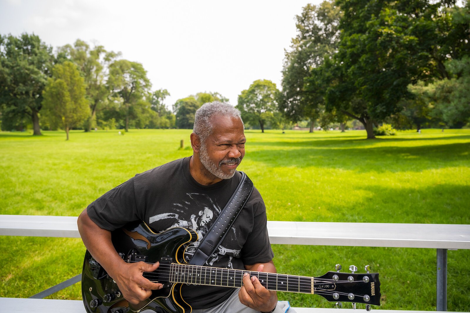 John E. Lawrence at Riverside Park.