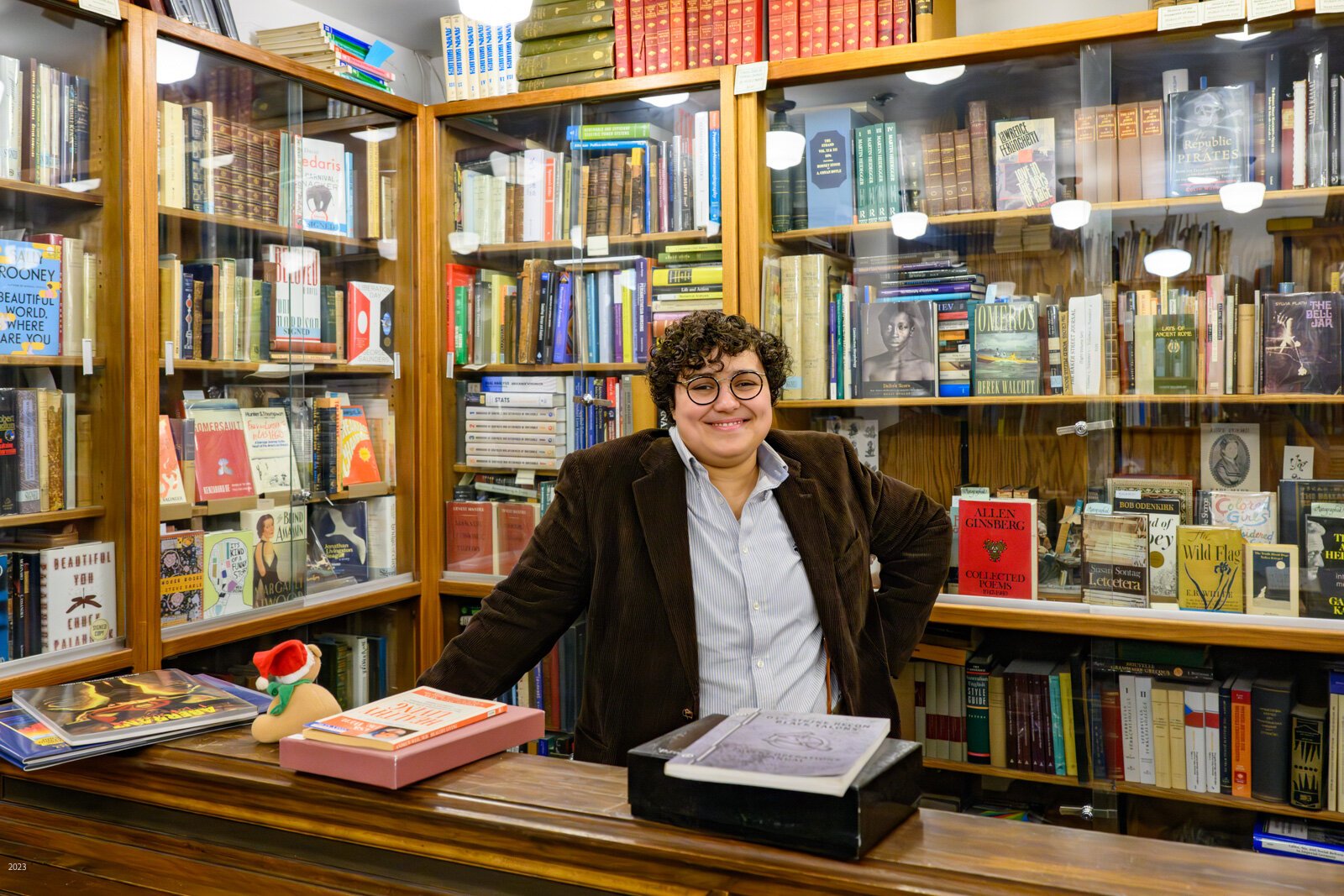 The Dawn Treader Book Shop owner Africa Schaumann.