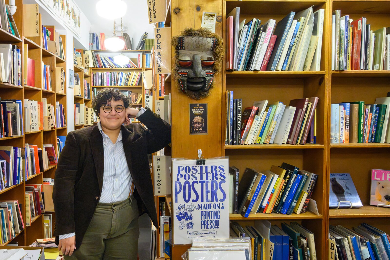 The Dawn Treader Book Shop owner Africa Schaumann.