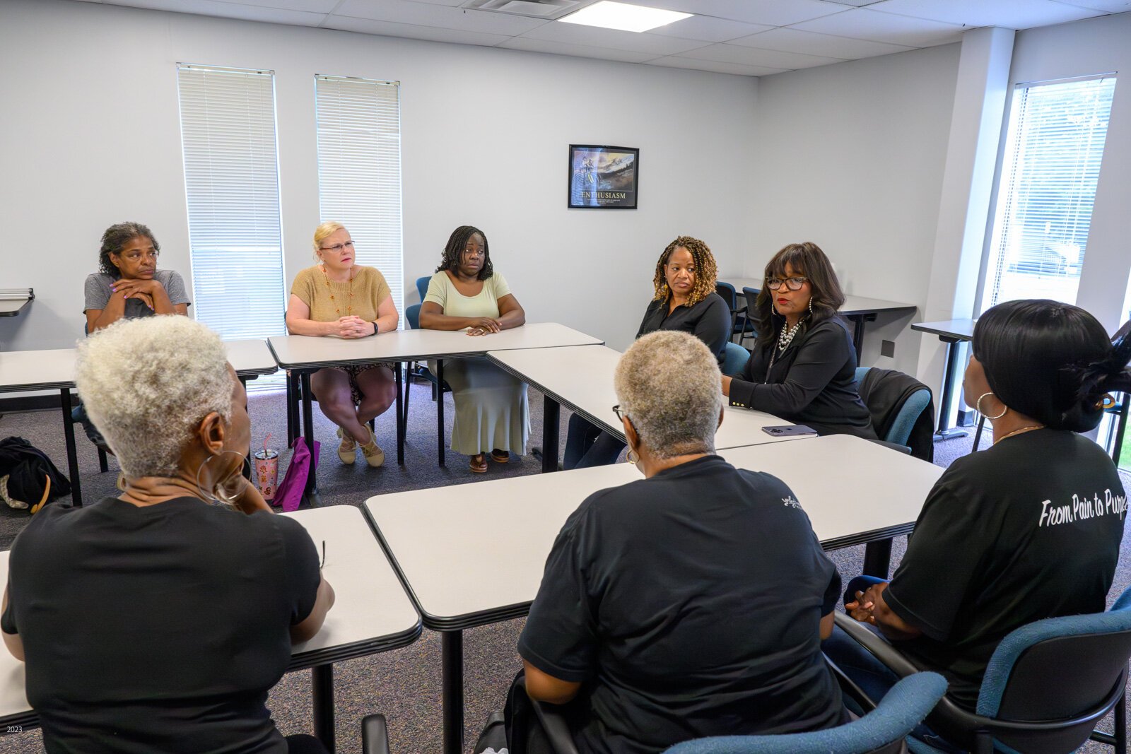 A SURE Moms meeting.