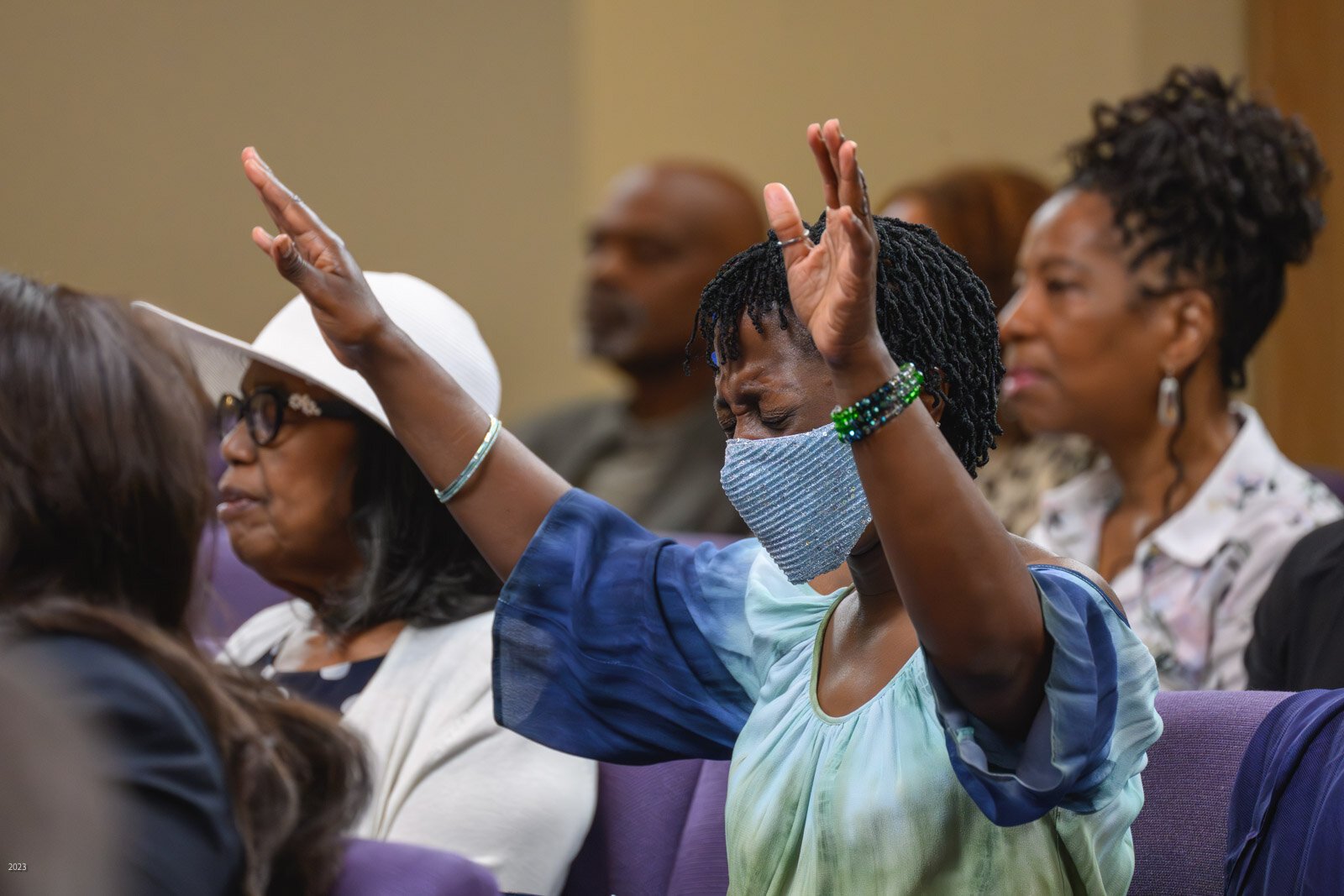 Sunday service at Brown Chapel AME Church in Ypsilanti.