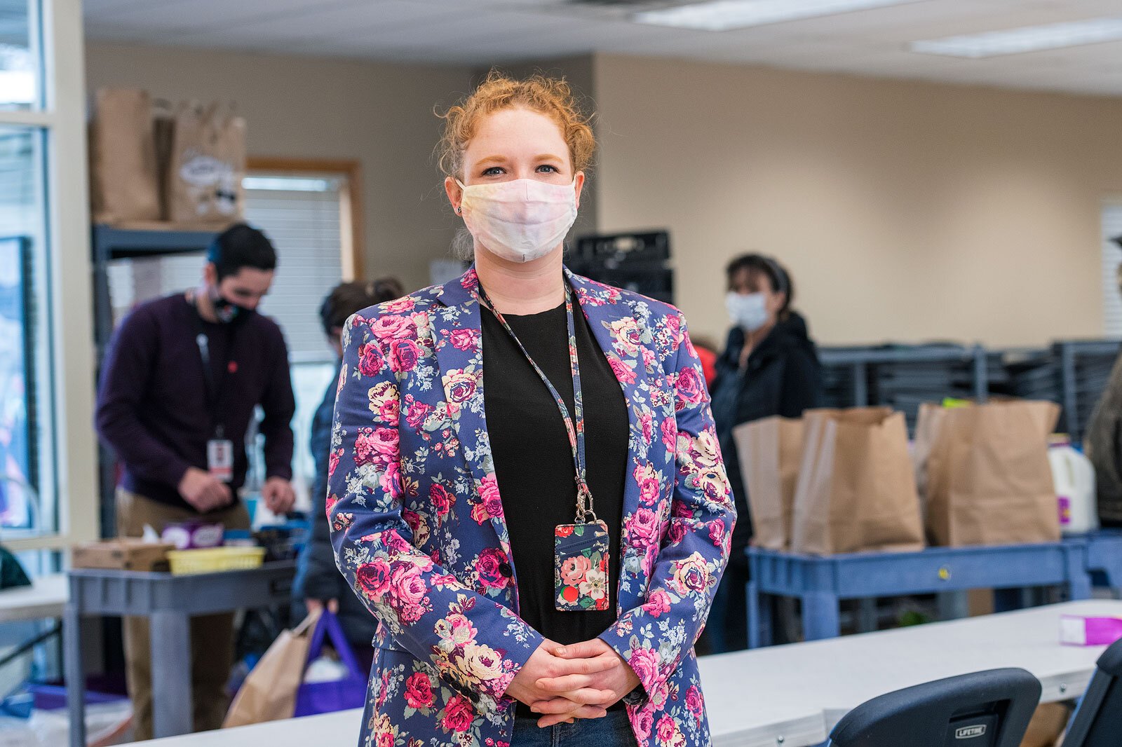 Emmeline Weinert, food program manager at Hope Clinic.