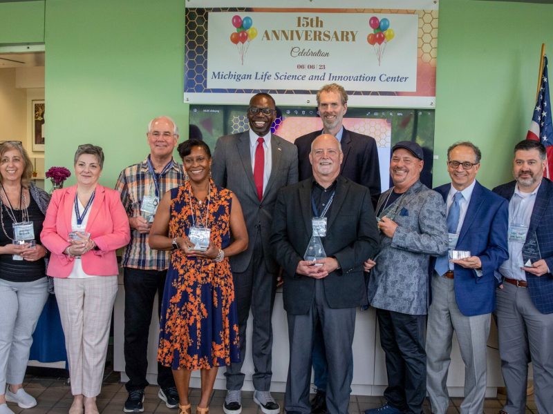 Michigan Life Science and Innovation Center's 15th anniversary celebration.