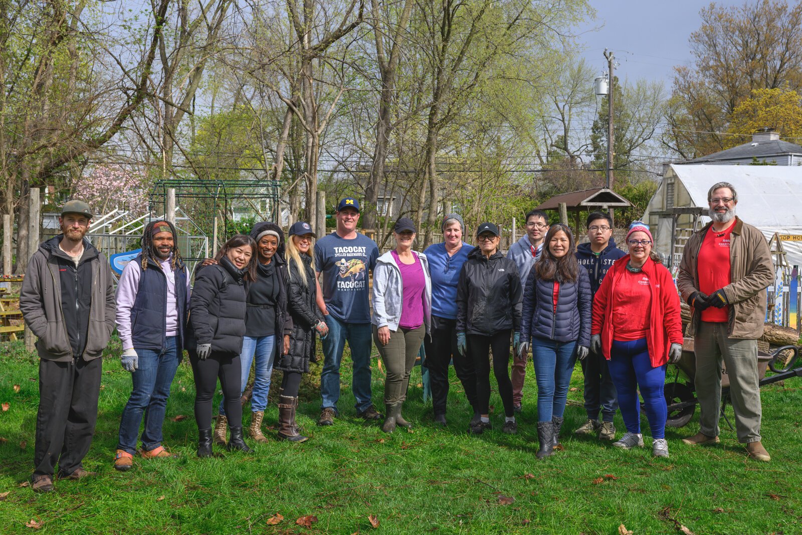 Reinhart Charitable Foundation volunteer day at Growing Hope.