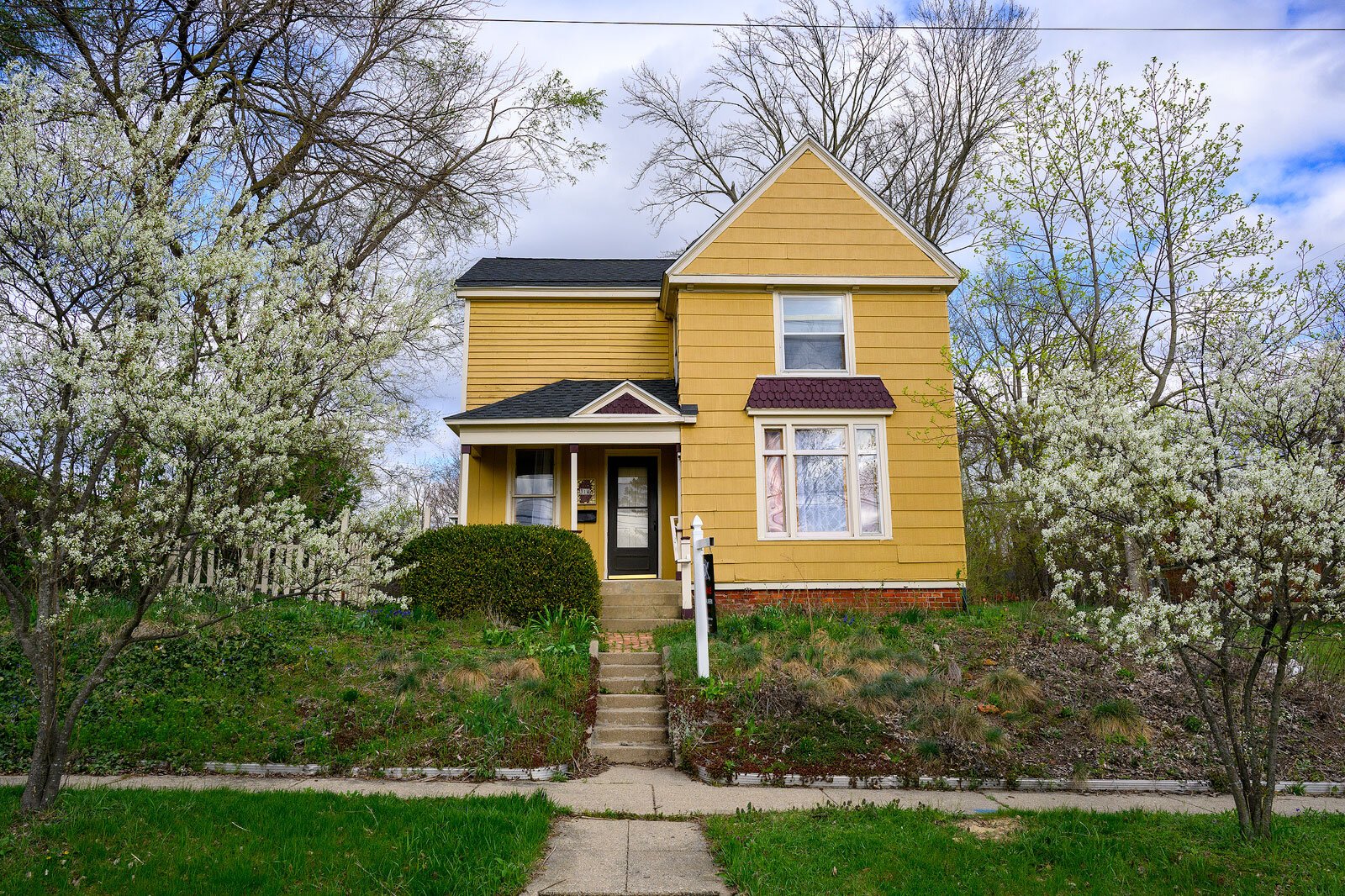 A home for sale in Ypsilanti's Depot Town.