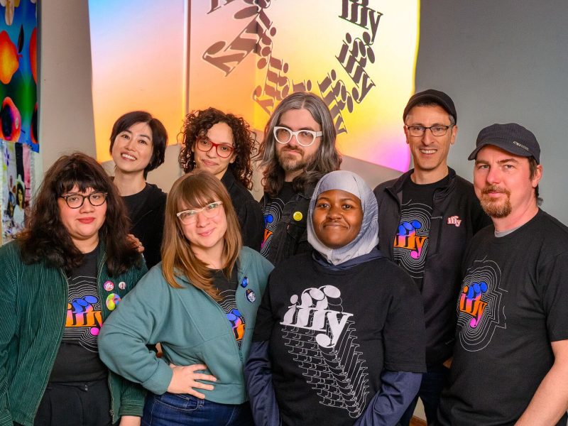 The iFFY staff at Natalia Rocafuerte's studio.