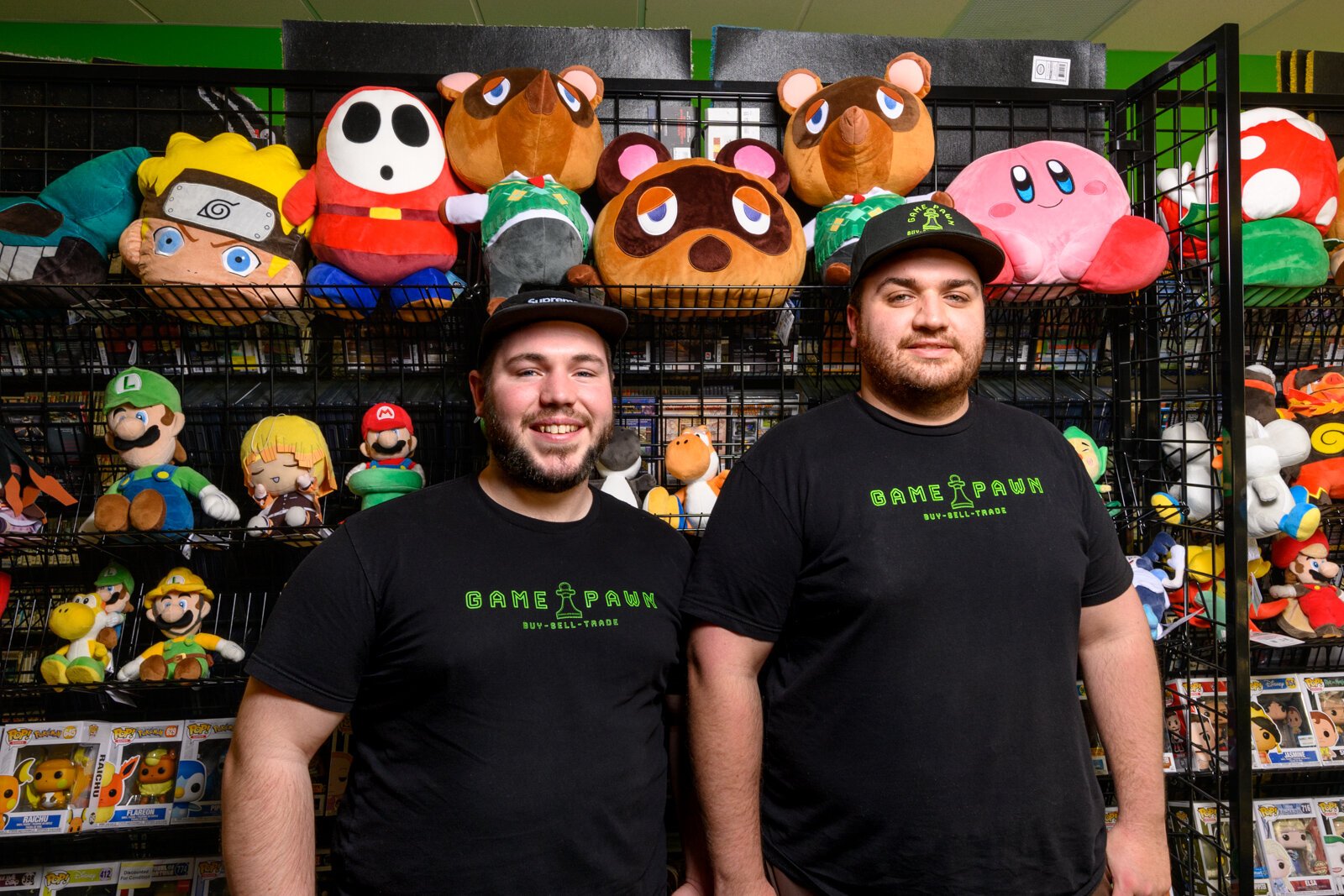 Game Pawn owners Cam Sohrabi and Garrett Pyatt.