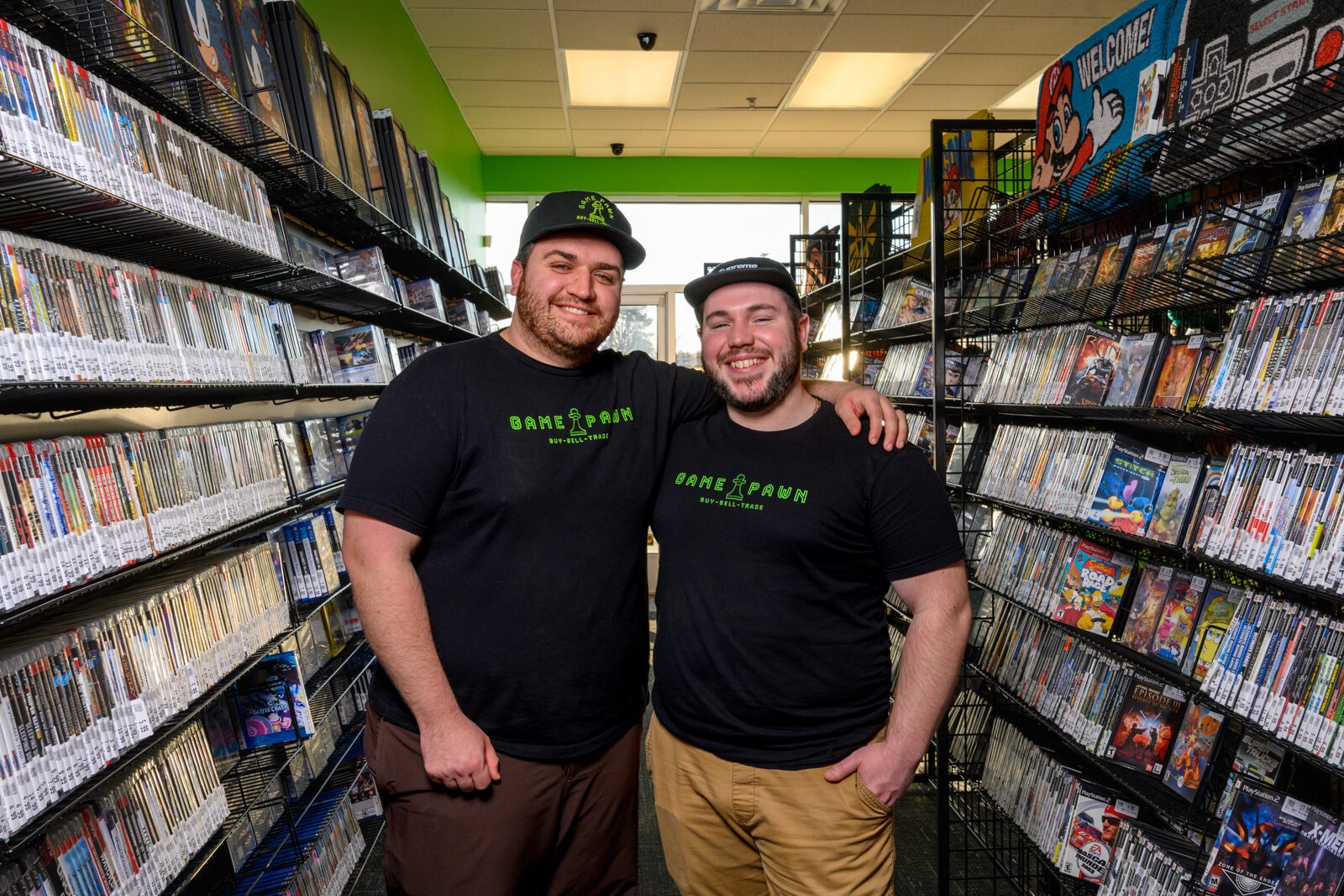 Game Pawn owners Cam Sohrabi and Garrett Pyatt.