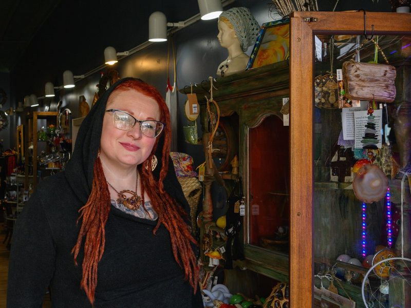 Twisted Things Organic Apothecary and Curious Goods owner Morgana Grimm.