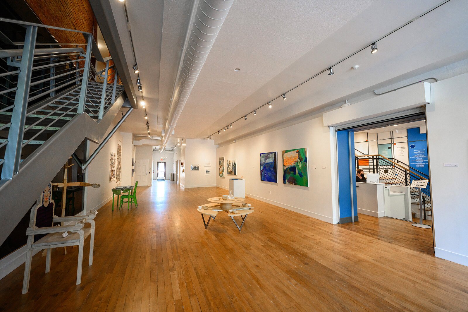 The new gallery at the Ann Arbor Art Center.