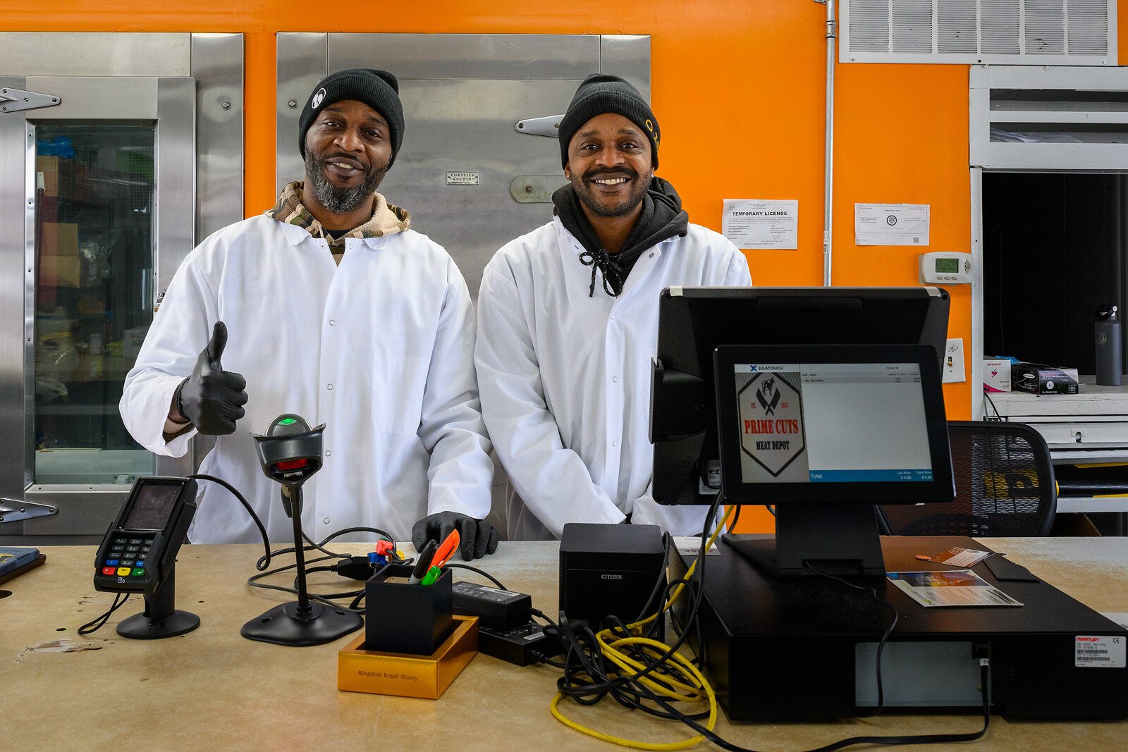 Kenneth Payne and Darwin Harris at Prime Cuts.