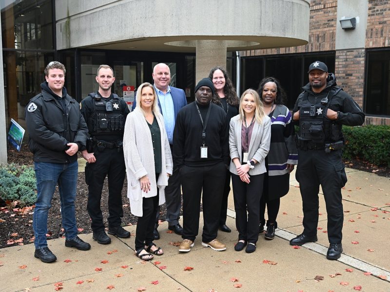 The Law Enforcement Assisted Diversion and Deflection (LEADD) team includes representatives of Washtenaw County's Sheriff's Office, Community Mental Health, Prosecutor's Office, and Public Defender's Office, as well as McLain and Winters Law Firm.