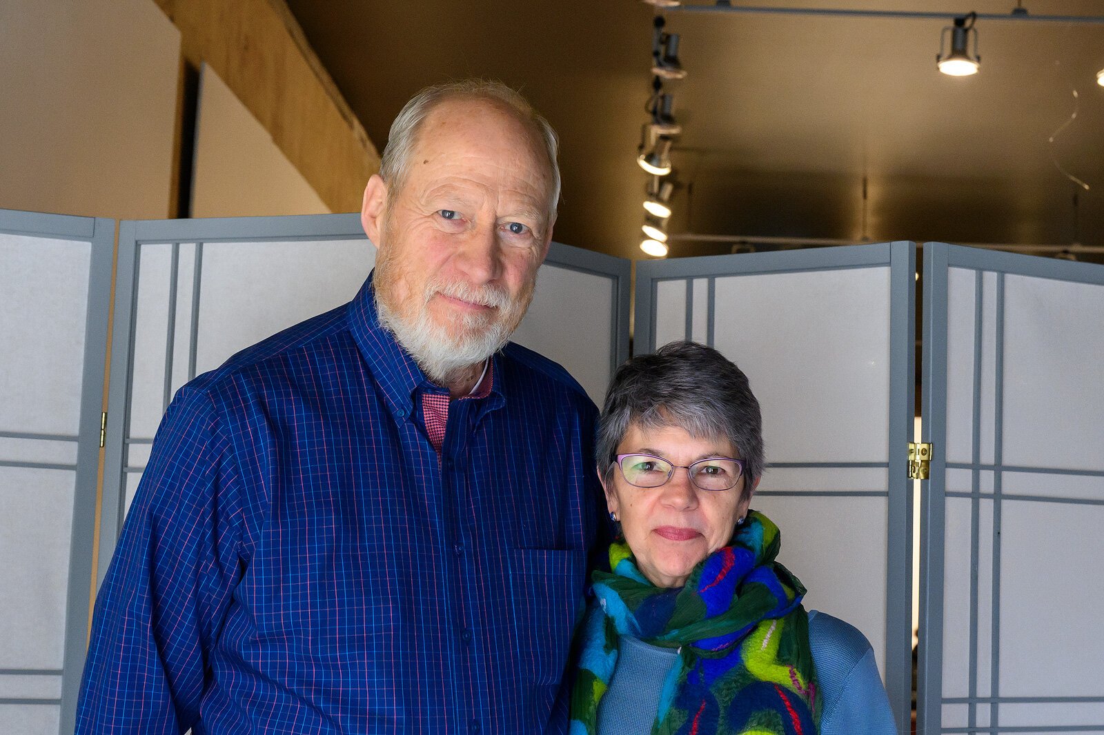 The Gallery at 22 North co-owners Will Spencer and Nan Plummer.