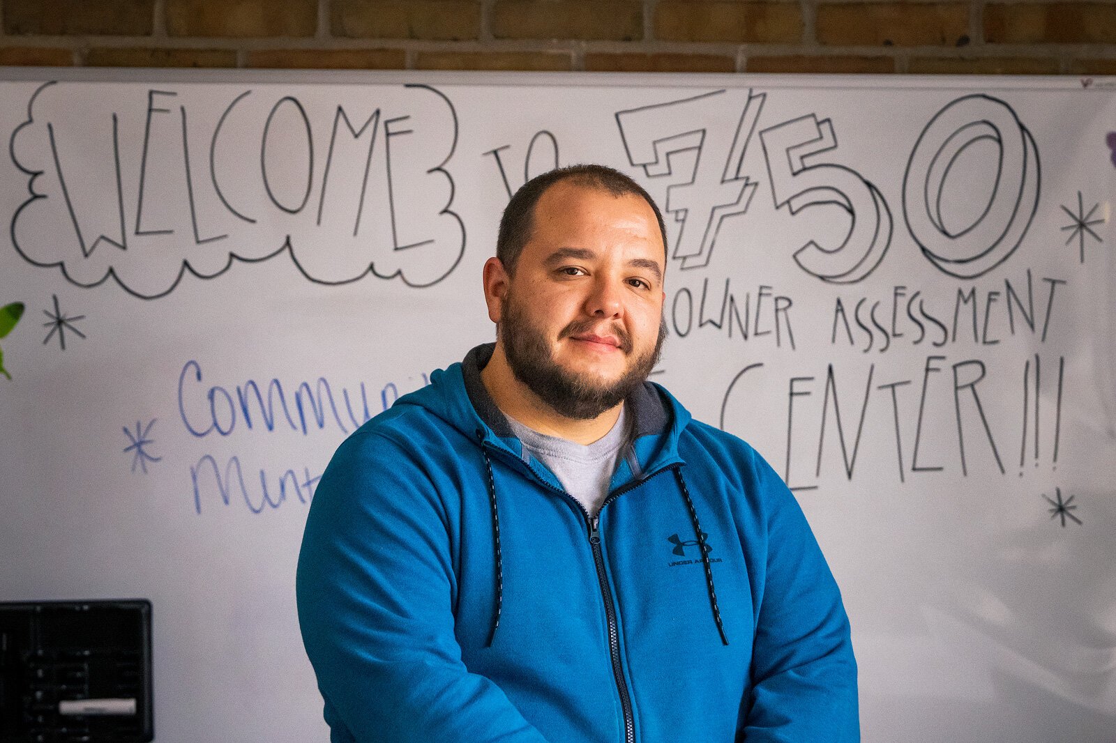 Washtenaw County Community Mental Health crisis team member Jonathan Allen.