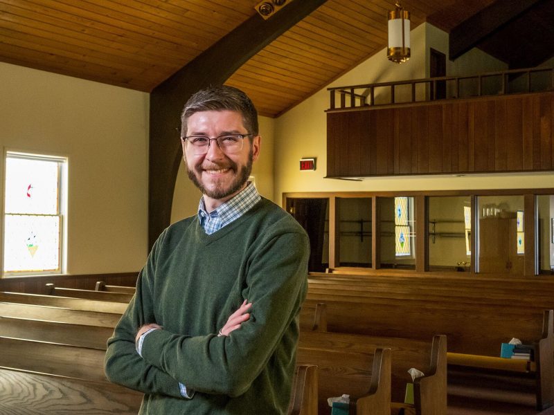 Pastor Dillon Burns of Manchester United Methodist Church.
