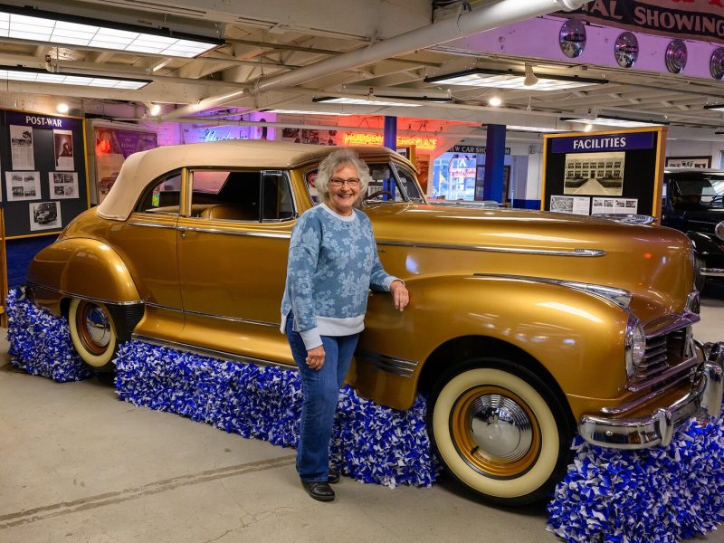Ypsilanti Automotive Heritage Museum Administrative Secretary Patti Bluhm.
