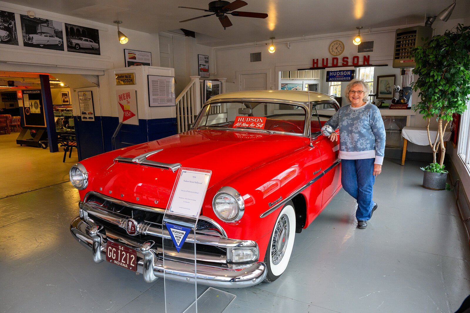 Ypsilanti Automotive Heritage Museum Administrative Secretary Patti Bluhm.