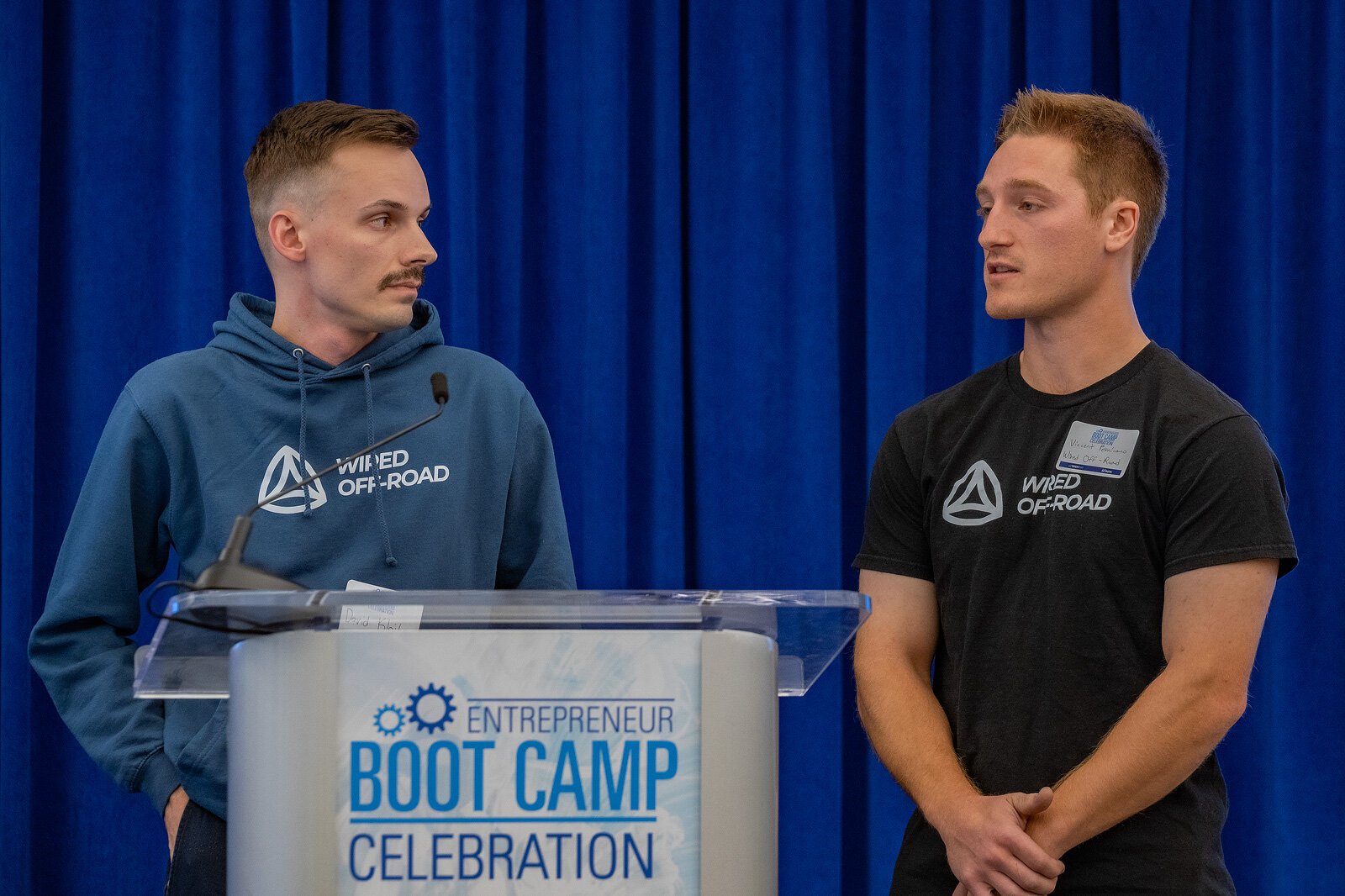 Wired Off-Road's David Kloiber and Vincent Pernicano.