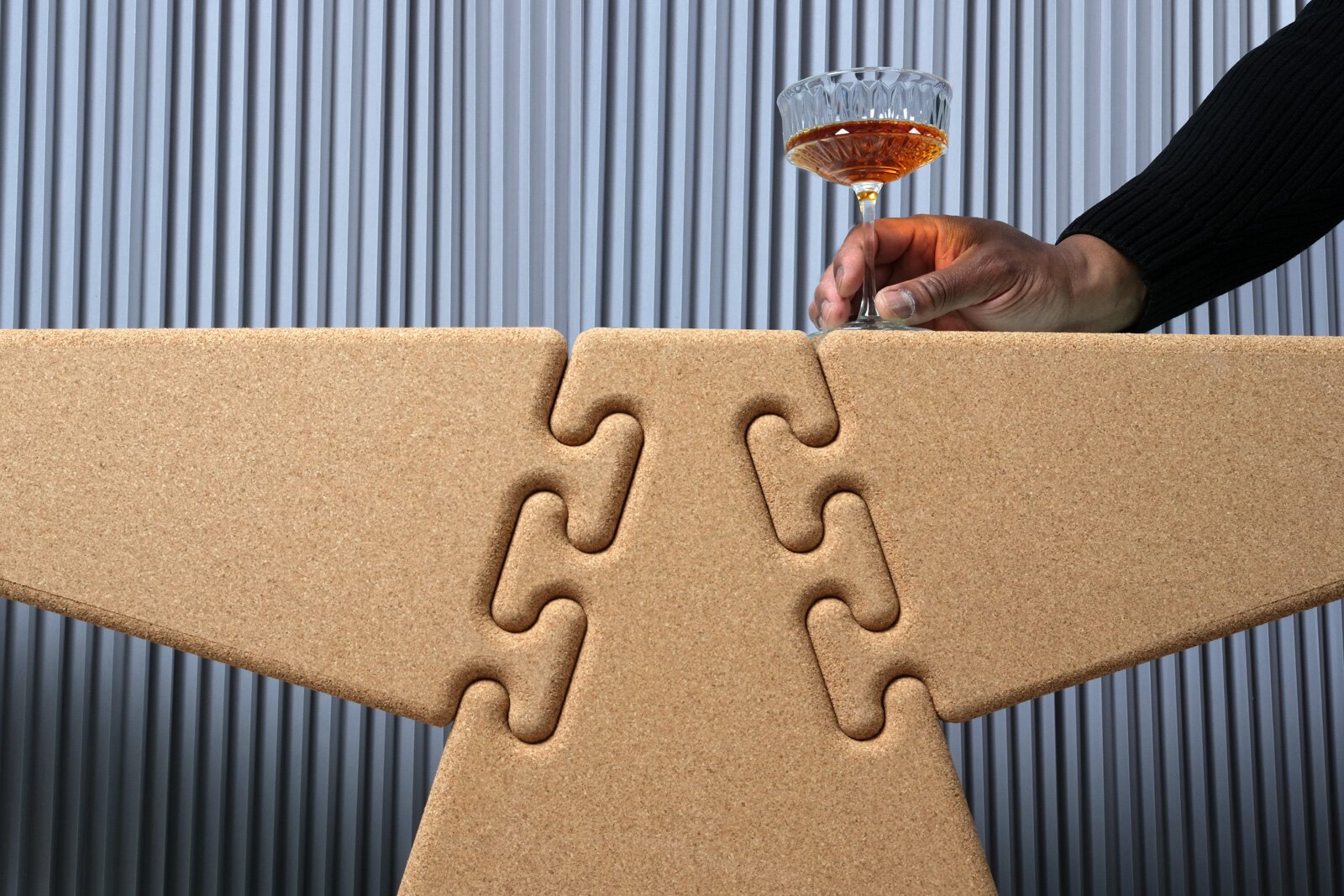 Erika Cross' Anvil console table.