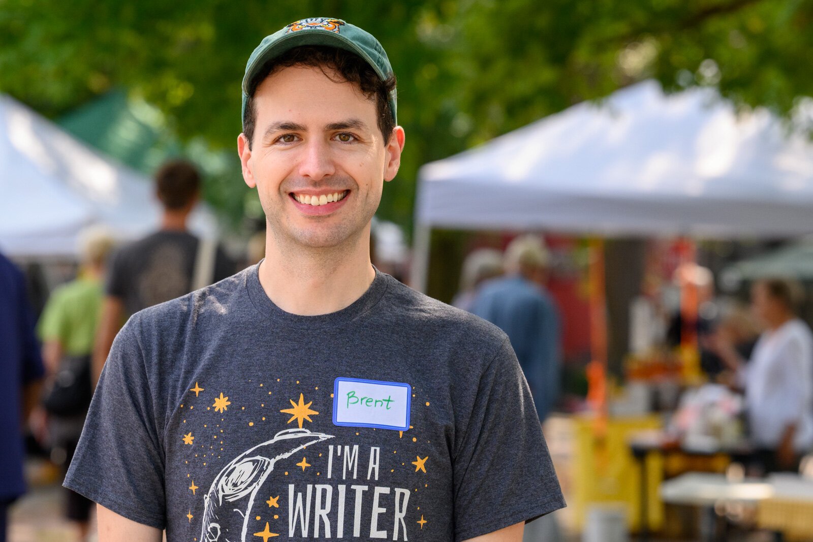 YpsiWrites volunteer Brent Miller.