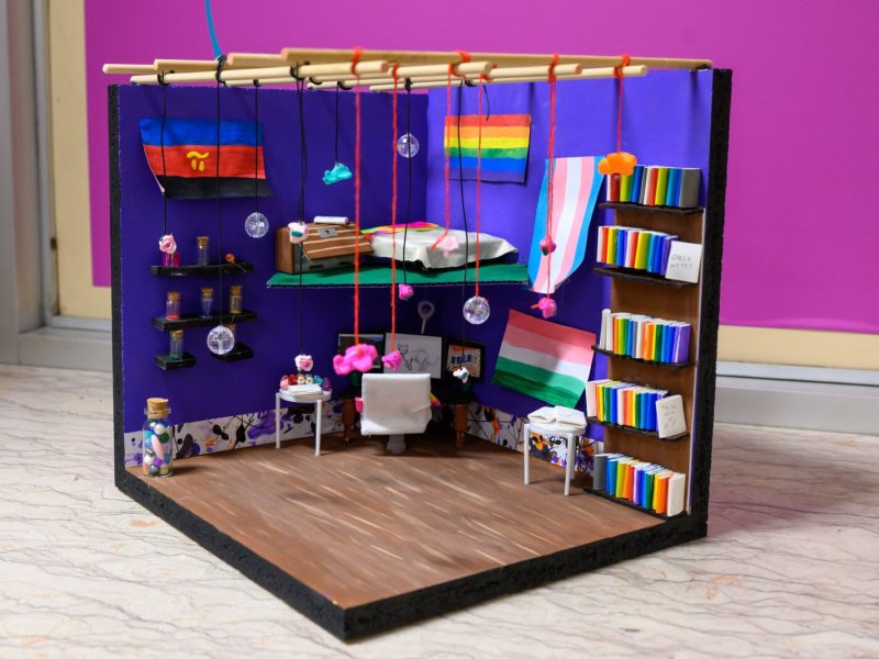 The RE:CLAIM Project exhibit being installed at the Washtenaw County Courthouse.