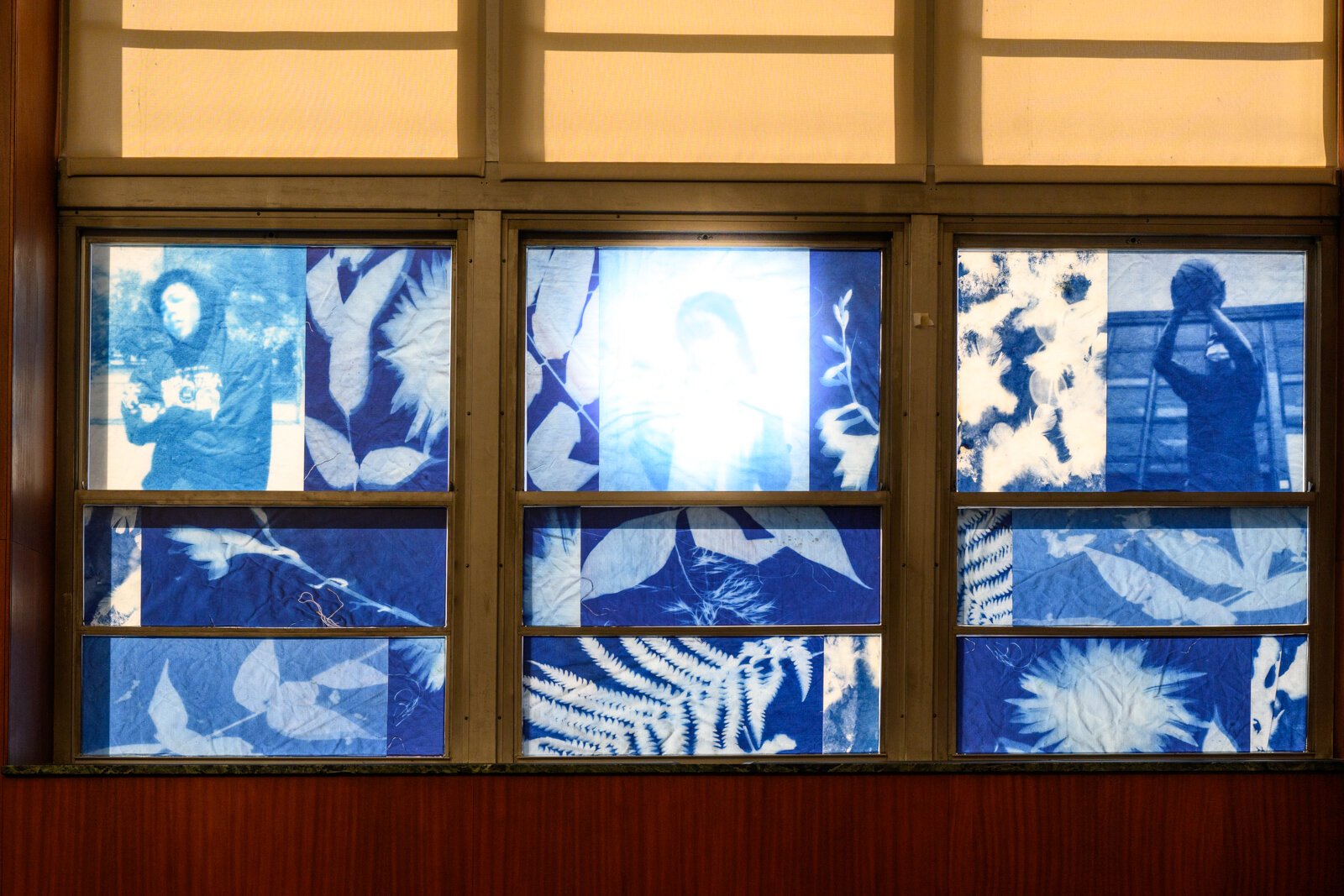 The RE:CLAIM Project exhibit being installed at the Washtenaw County Courthouse.