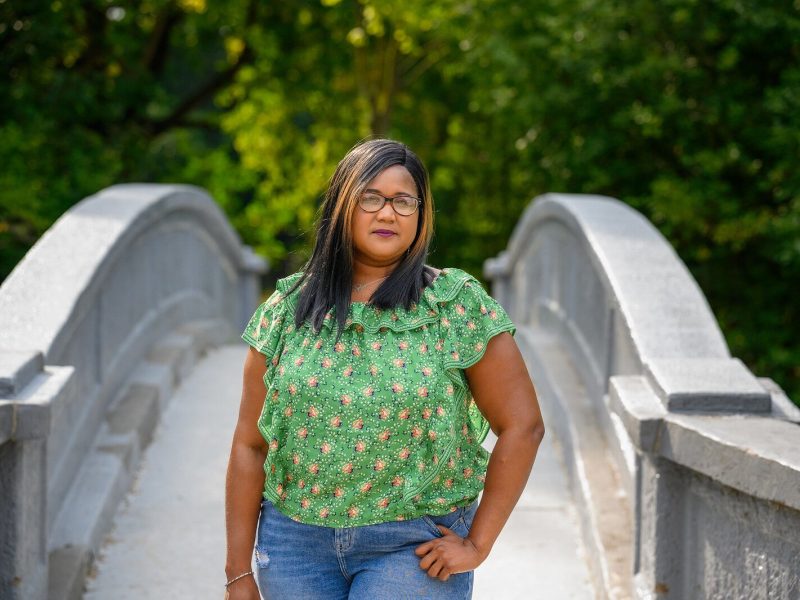 Ann Arbor African-American Downtown Festival Coordinator Teesha Montague.