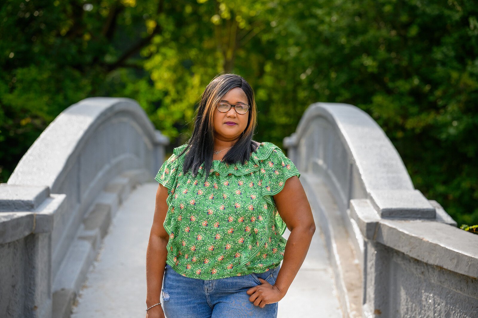 Ann Arbor African-American Downtown Festival Coordinator Teesha Montague.
