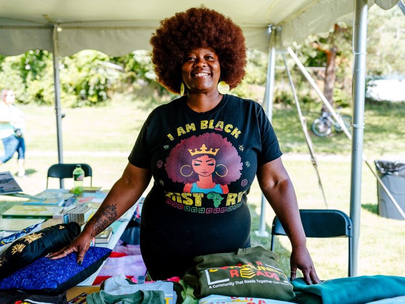 Kallista Walker at the 2022 Parkridge SummerFest and Joe Dulin Community Day.