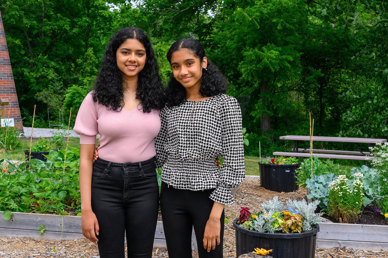 Harshini and Hasini Anand.