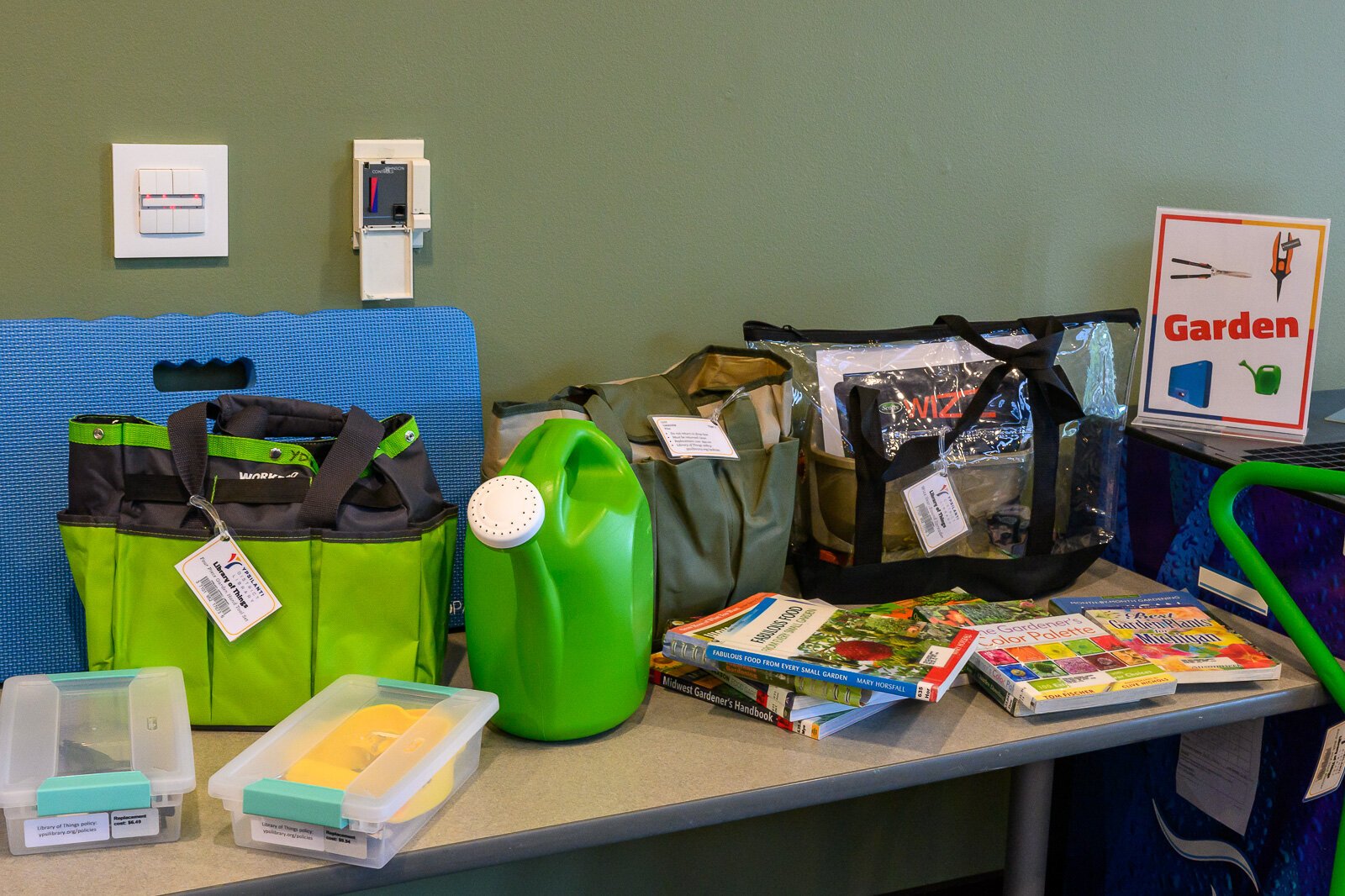 "Thing-o-Rama" event at the Ypsilanti District Library to introduce the Library of Things.