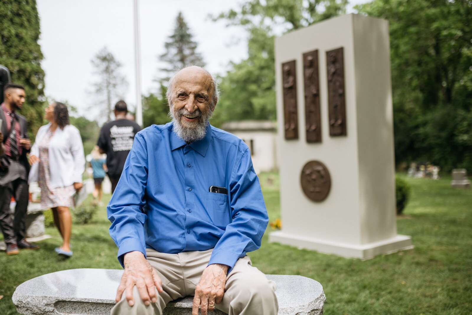 Monument sculptor John Pappas.