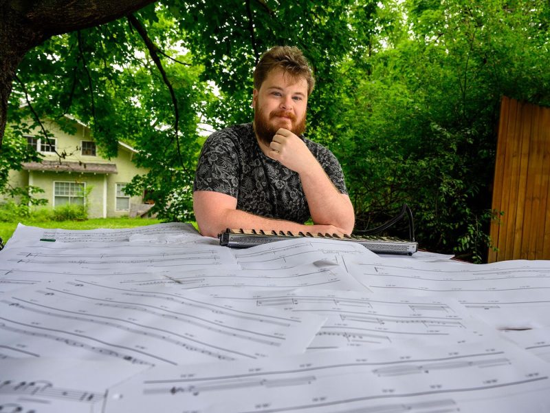 Regenerate! Orchestra founder/composer Clay Gonzalez.