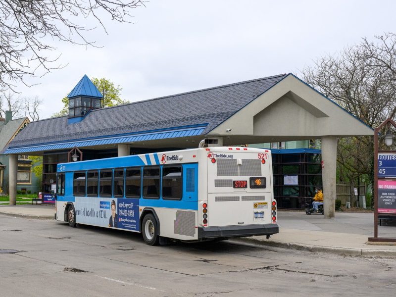 The AAATA Ypsilanti Transit Center.