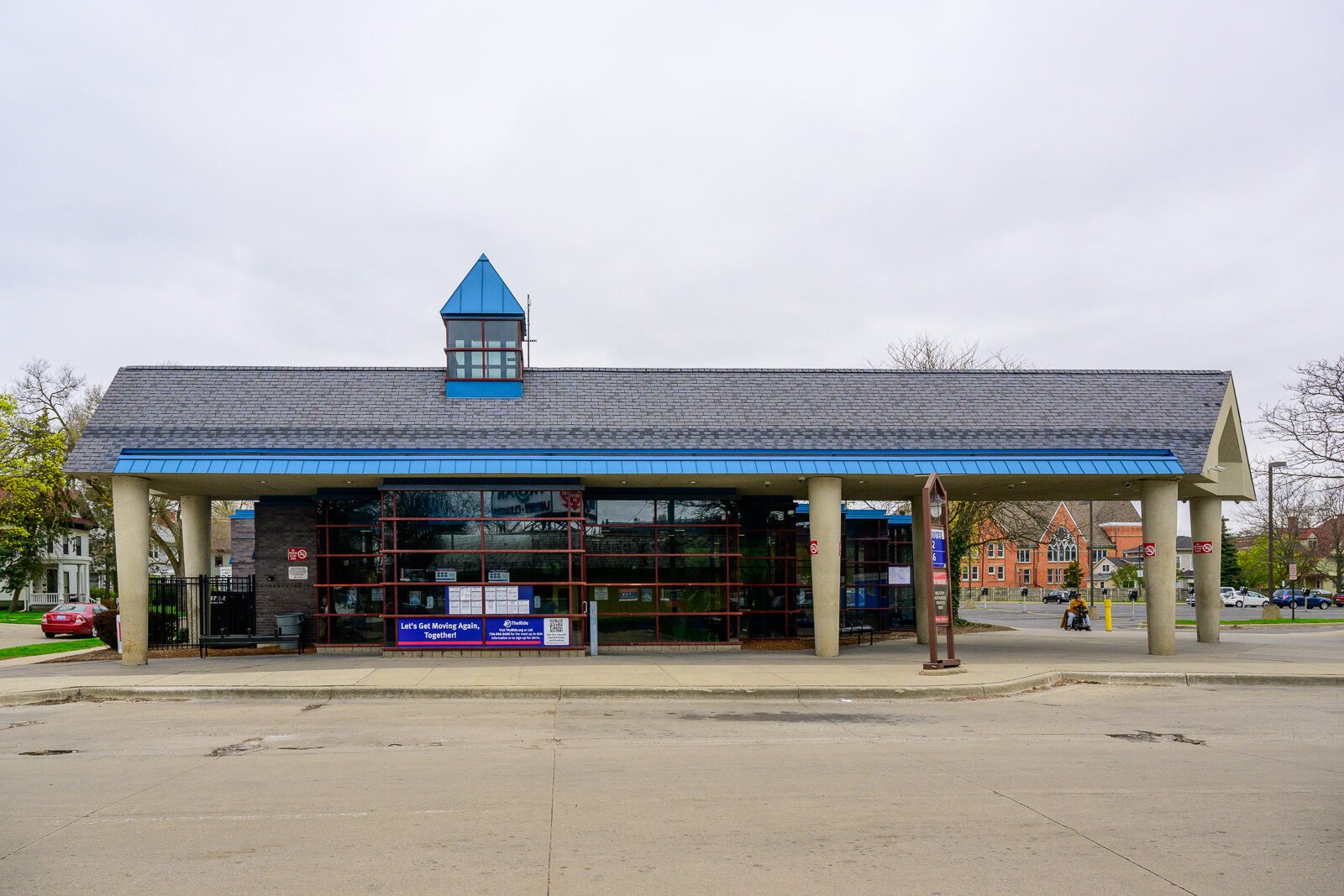 The AAATA Ypsilanti Transit Center.