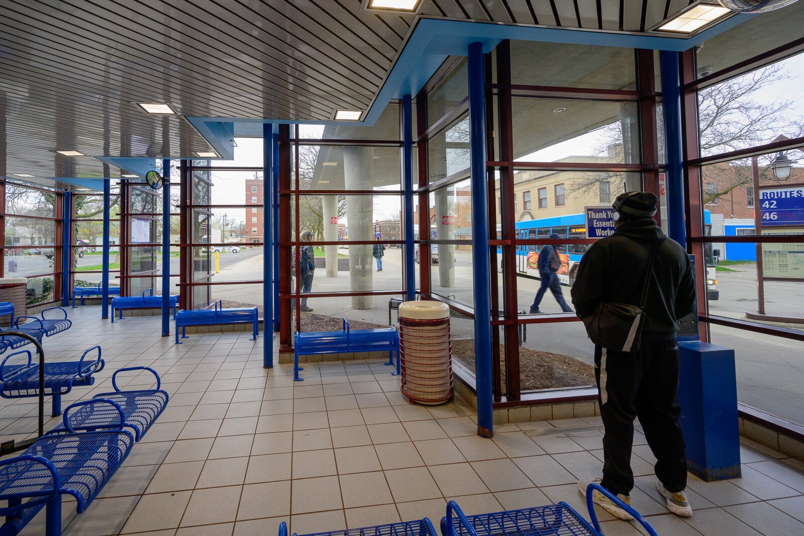 The AAATA Ypsilanti Transit Center.