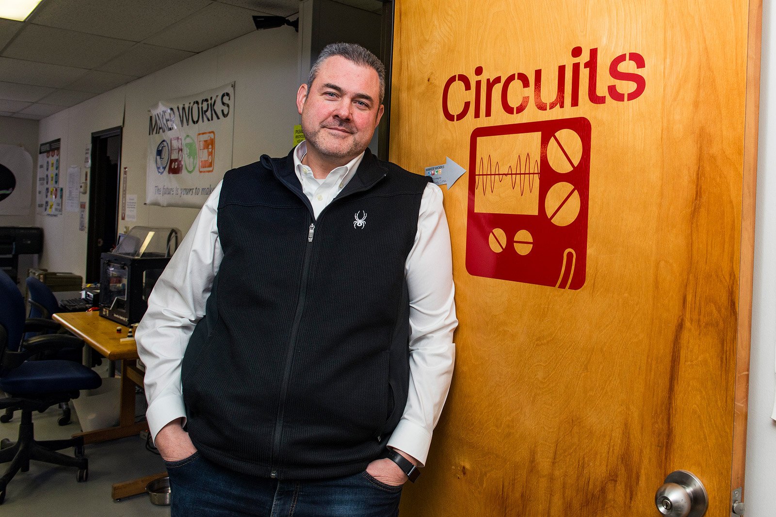 Maker Works co-founder Tom Root.