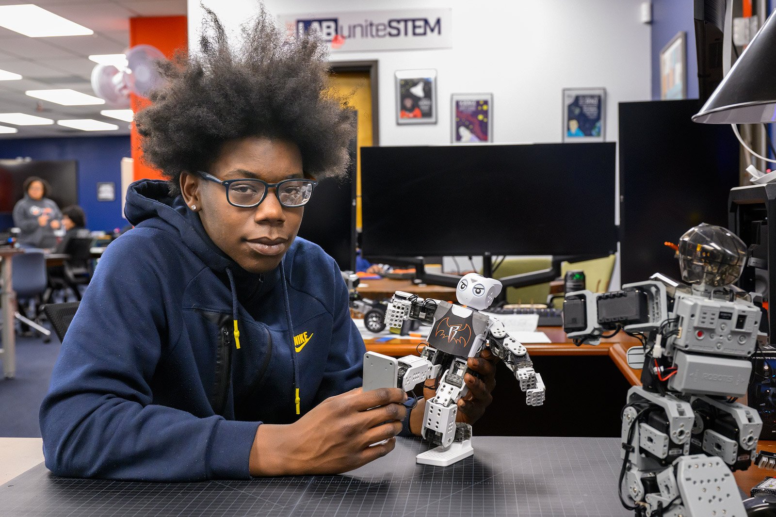 UniteSTEM student DeShawn Chambers.