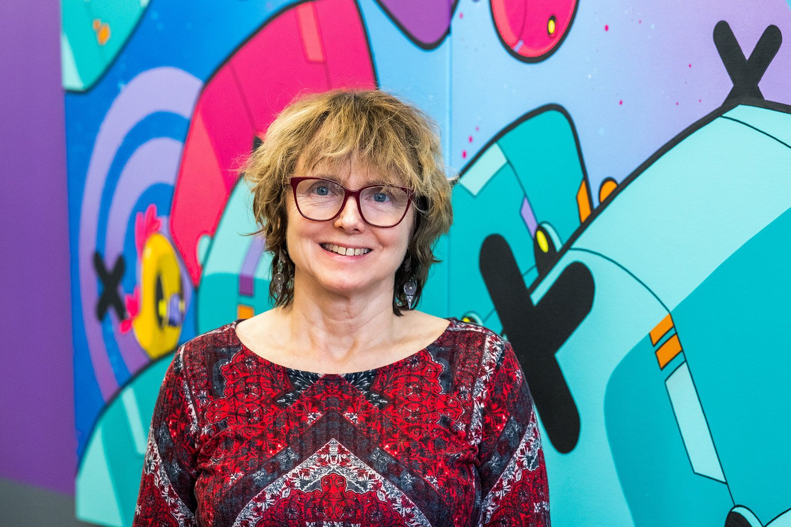 Improvisation Heals founder Miriam Kirscht at Back Office Studio.