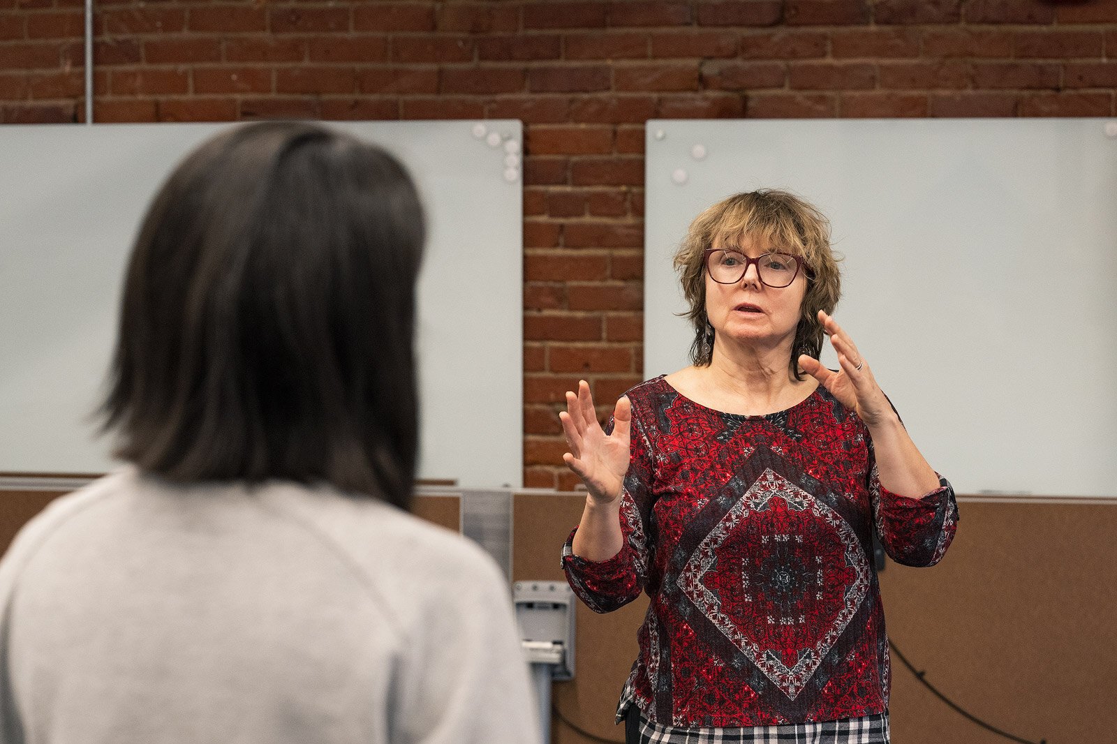 An Improvisation Heals meeting at Back Office Studio.