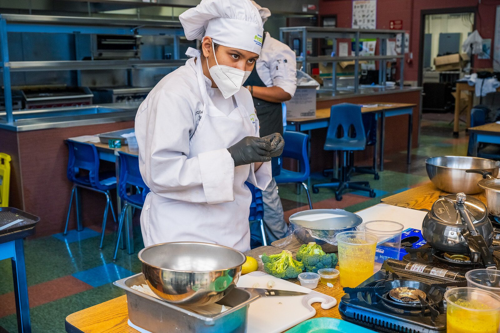 RCTC culinary arts program student Zahanath Junu.